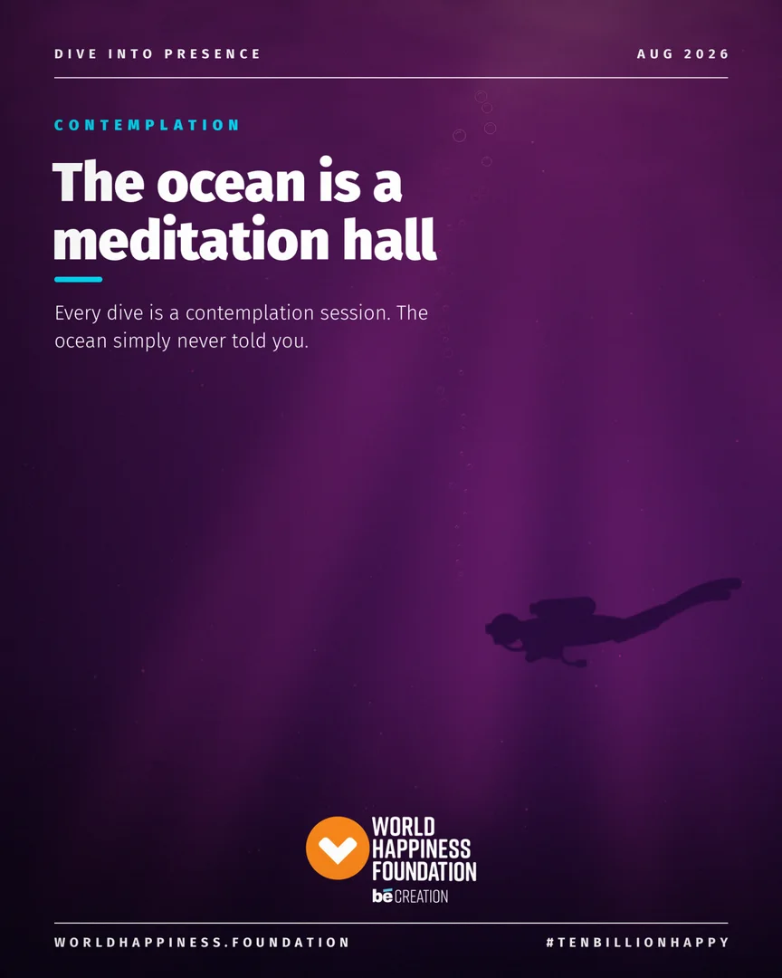 Card: The ocean is a meditation room