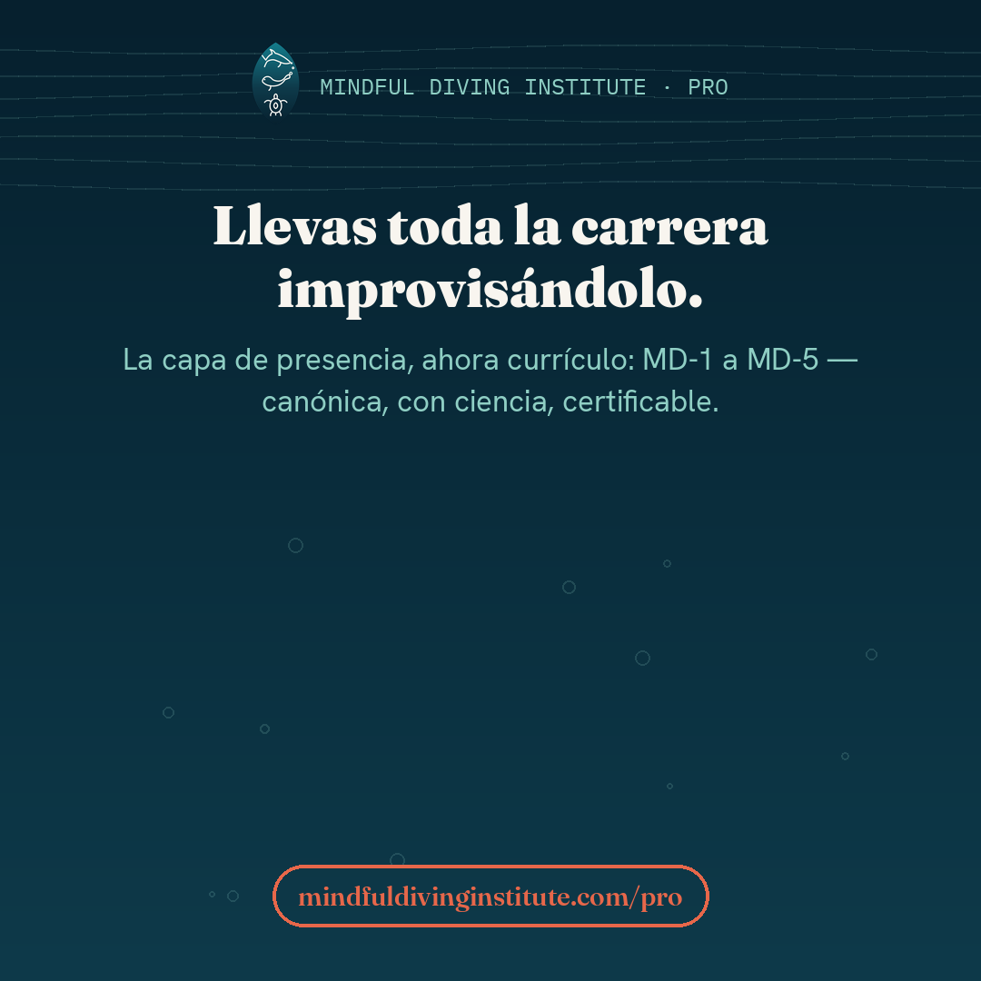 La improvisación — Mindful Diving PRO card 2 (ES)